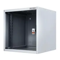 LEGRAND hálózati rack szekrény, 19`  9U SZÉL: 600 MÉLY: 600 MAG: 495 szürke egyrészes, üvegajtós készre szerelt MAX: 65