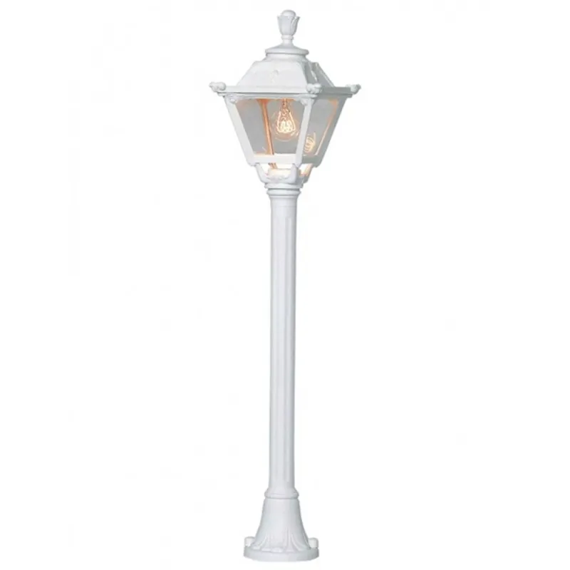 Fumagalli MIZAR/GOLIA LED 6W 4K E27 fehér kültéri állólámpa Fumagalli MIZAR/GOLIA LED 6W 4K E27 fehér kültéri állólámpa