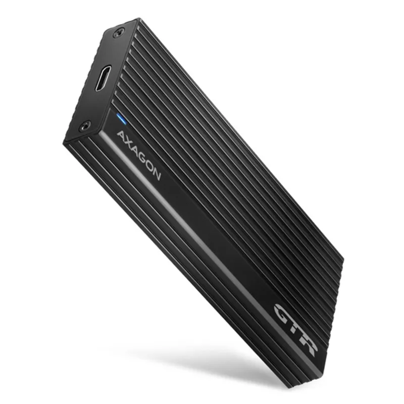 Axagon EEM2-GTR M.2 2280 PCIe NVMe USB3.2 Gen 2×1 C külső ház fekete Axagon EEM2-GTR M.2 2280 PCIe NVMe USB3.2 Gen 2×1 C külső ház fekete