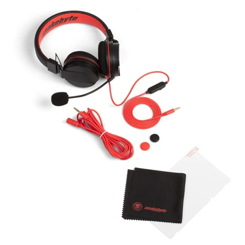Snakebyte SB915444 GAMER:KIT PRO Nintendo Switch védőfólia és headset Snakebyte SB915444 GAMER:KIT PRO Nintendo Switch védőfólia és headset