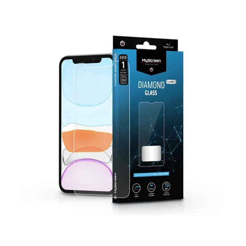 MyScreen iPhone XR/11 Diamond Glass üveg kijelzővédő fólia (LA-2021) MyScreen iPhone XR/11 Diamond Glass üveg kijelzővédő fólia (LA-2021)