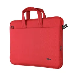 Trust Bologna Eco Slim 16" notebook poliészter oldaltáska piros