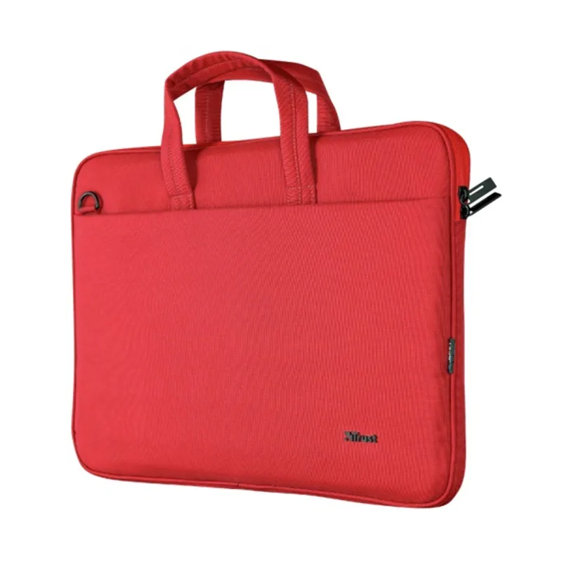 Trust Bologna Eco Slim 16" notebook poliészter oldaltáska piros Trust Bologna Eco Slim 16" notebook poliészter oldaltáska piros