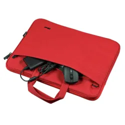 Trust Bologna Eco Slim 16" notebook poliészter oldaltáska piros