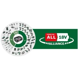 Bosch 06008B8000 Chain Saw UniversalChain 18 akkumulátoros láncfűrész