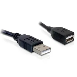 DELOCK Cable Extension USB 2.0 A-A male / female 15cm (82457)
