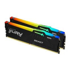 Kingston FURY Beast 16GB 5200MT/s DDR5 memória Non-ECC Unbuffered CL40 Kit of 2 fekete RGB